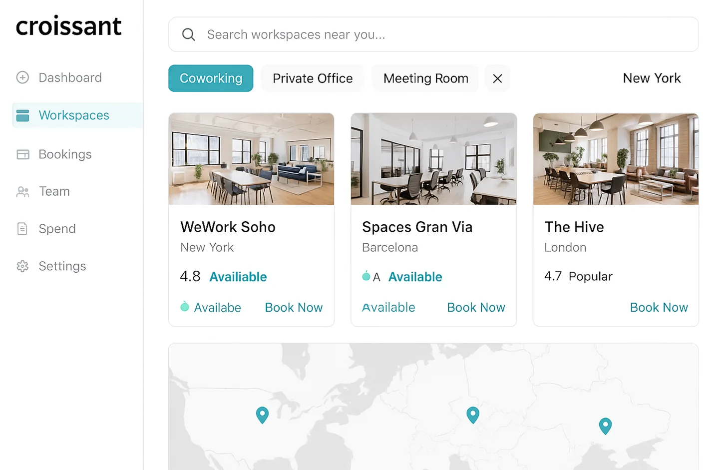 Workspace Discovery UI